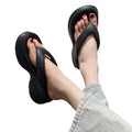 Women's flip-flops, low heel 4cm, summer outdoor beach seaside 2025 new flip-flops for women, popular on the internet