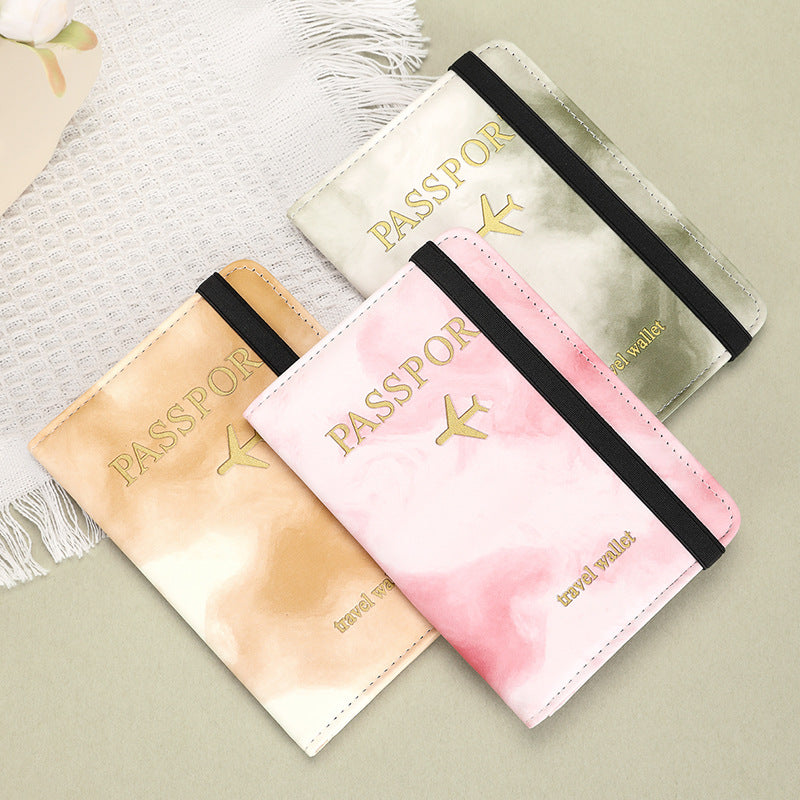 spot free shipping RFID US passport cover multi-functional passport bag passport card cover integrated storage leather bag