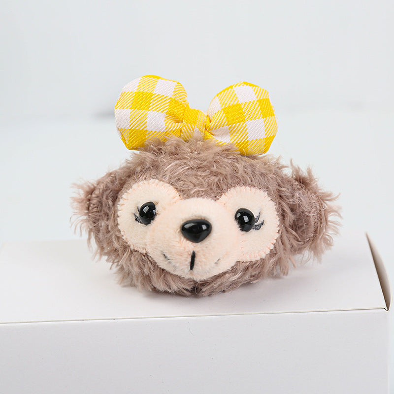 Cute duffy bear head & shelliemay plush toy charms - diy shoe accessories, bag decorations, wholesale