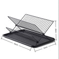 Popular foldable dish storage dish rack, bamboo drain rack, countertop multi-functional kitchen storage rack, multi-layer