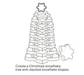 Snowflake cookie cutter 9-piece set, stainless steel christmas fondant cake mold, diy baking tools - factory direct wholesale