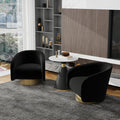 Italian accessible luxury business sofa chair casual negotiation table and chair combination hotel sales office reception single sofa flocking