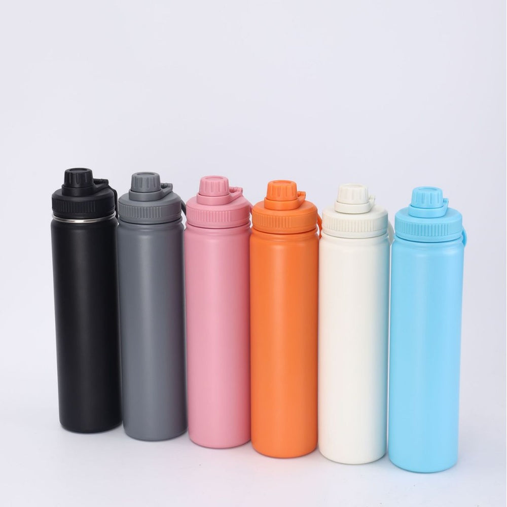 Wholesale cross-border 304 stainless steel insulated tumblers: solid color outdoor space flask, high-value, large capacity insulated cup - customization available