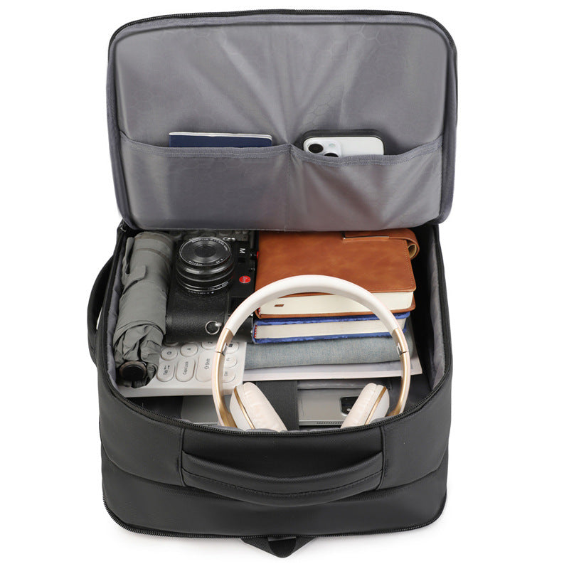 New Backpack Men's Large Capacity Expansion Portable Backpack Outdoor Travel Backpack Business Computer Bag School Bag