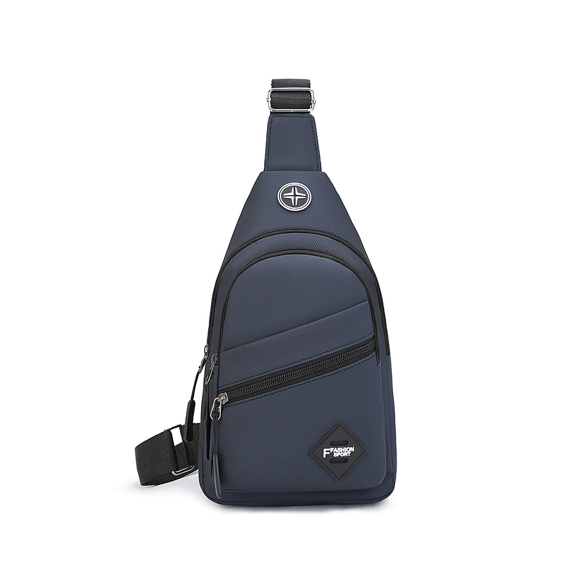 Foreign trade men's breast bag outdoor sports chest bag men's casual couple trend backpack large capacity shoulder messenger bag