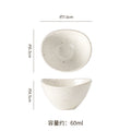 Vintage irregular high-end bowls, plates, and dishes - restaurant, hotel, and home tableware - unique dinnerware for serving dishes, desserts, rice bowls, and plating