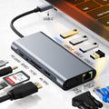 Type-c docking station laptop docking station 11-in-1 usb3.0 hub converter portable office