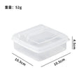japanese cheese storage box refrigerator onion, ginger and garlic flip-top sealed storage box fruit butter block fresh-keeping box