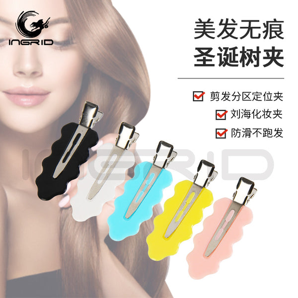 hair small hairpin makeup positioning seamless clip candy color Christmas tree bangs broken hair clip hair accessories women