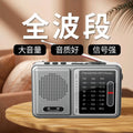2025 new topsound-6677 mini portable elderly all-band card-inserting radio with rechargeable speaker