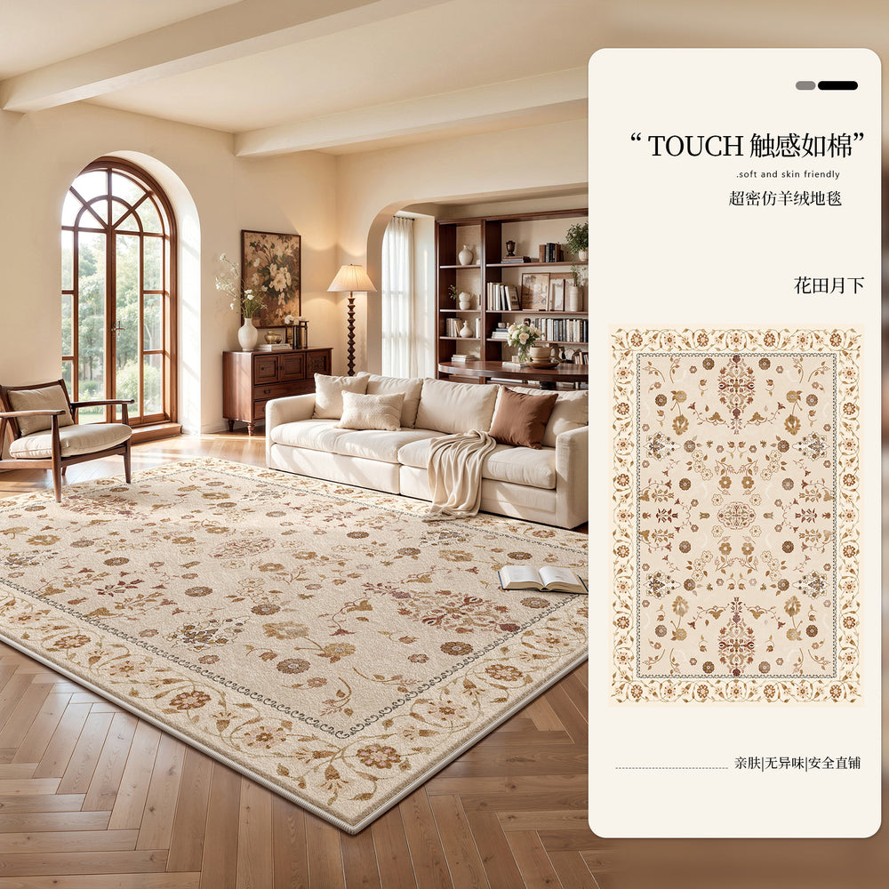 persian-style carpet living room accessible luxuryclassy bedroom ethnic bohemia scandinavian non-slipthickened floor mat