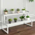 Flower stand outdoor courtyard balcony outdoor potted plant storage rack modern casual multi-layer floor-standing potted plant rack display rack