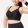 Fashionexport fatmm seamlessplus sizeintimates female big breasts show small push-up side closing beautiful back sports intimates