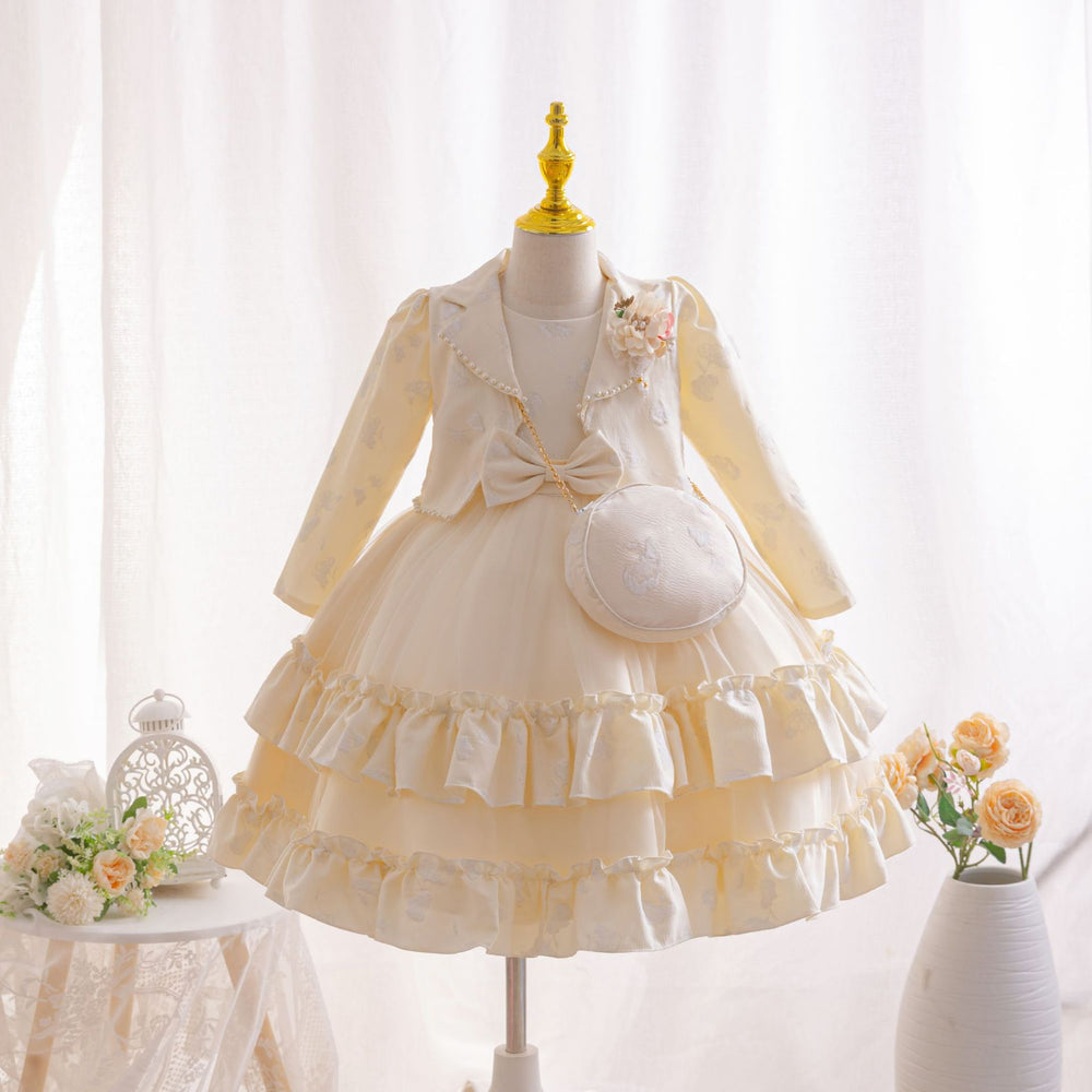 Ready-to-ship wholesale three-piece tutu skirt set, children's formal dress, princess dress, girls' birthday dress, kids' dress