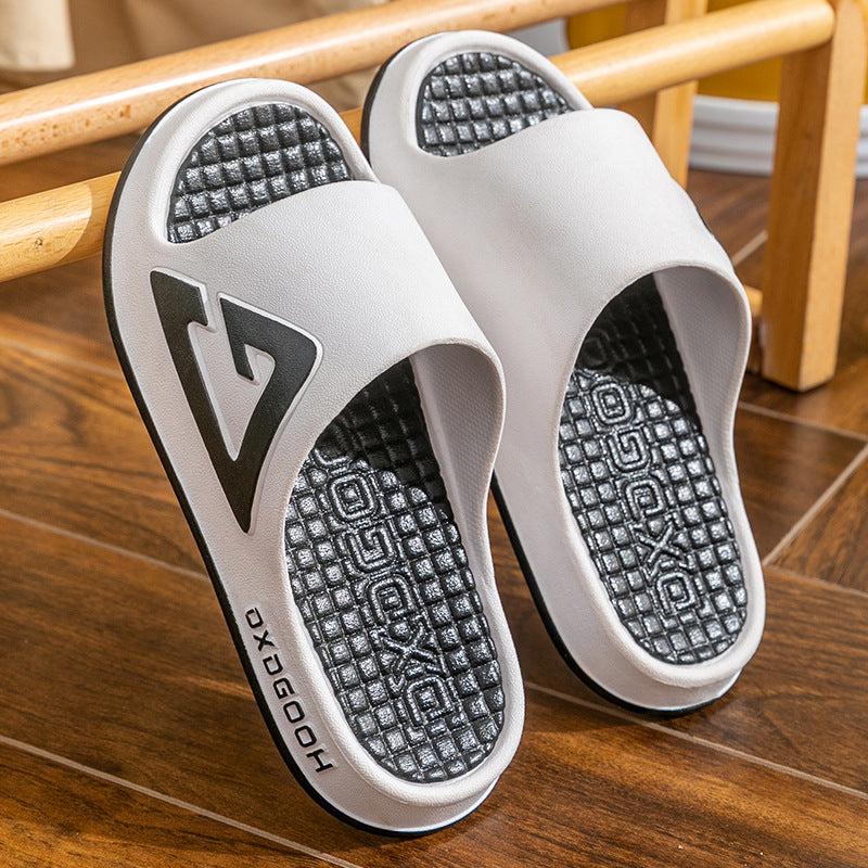 Big kids' slippers - summer boys' anti-slip house slippers, trendy indoor/outdoor kids' sandals