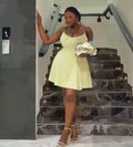 african women's fashion: new european and american style solid color sleeveless backless dress for