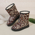 winter new arrivals: plus size leopard print snow boots, sizes 36-42. wholesale available, dropshipping to  &