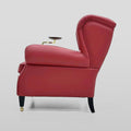 Medieval style 1919 cigar chair import full oil wax first layer cowhide sofa chair retro full genuine leather casual godfather chair