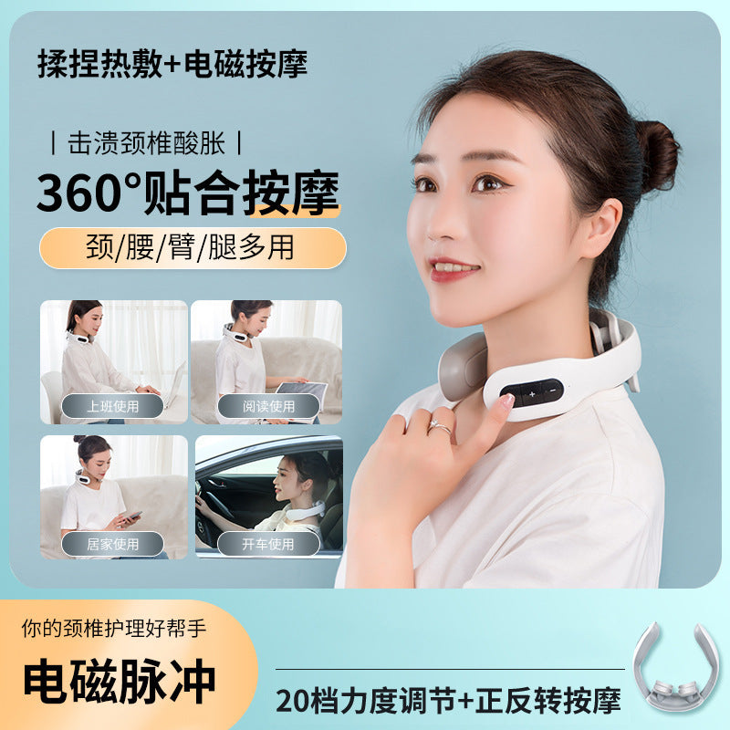 Cervical spine massager neck massager multifunctional spine neck shoulder neck hot compress neck protector for home