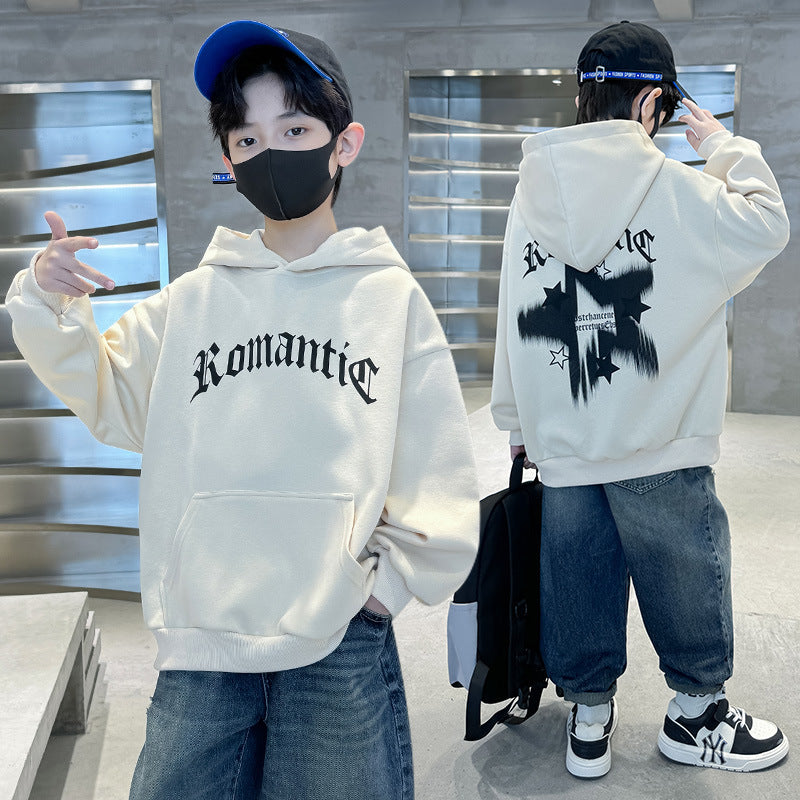 Boys' hoodie - spring/autumn collection  - new spring kids' clothing - boys' hooded top - cool & stylish for older boys