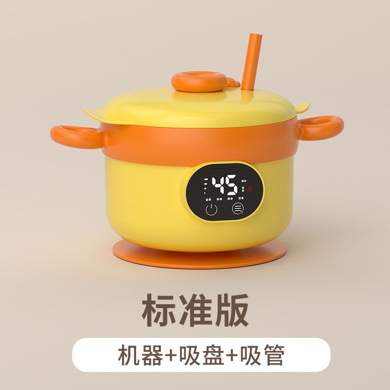 Smart charging thermostatic bowl, heated food bowl, baby insulated bowl, home use no-fill water baby & kids tableware, portable