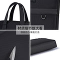 Oukeqi large capacity business briefcase oxford cloth waterproof satchel document bag printing office conference bag