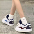Campus style high-looking white and blue mandarin duck lightning sneakers women's american bread shoes insretrocasualeasiest for match shoes