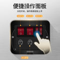 Commercial automatic snow cone machine - dual cylinder slushie maker for milk tea, self-service smoothies, snow granule machine, juice & beverage dispenser