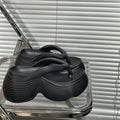 2026 new trendy thick-soled flip-flops for women - summer outdoor fashion sandals