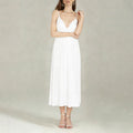 cross-border european and american women's clothing: new summer dresses for women - fashionable and sexy backless solid color camisole dress 661