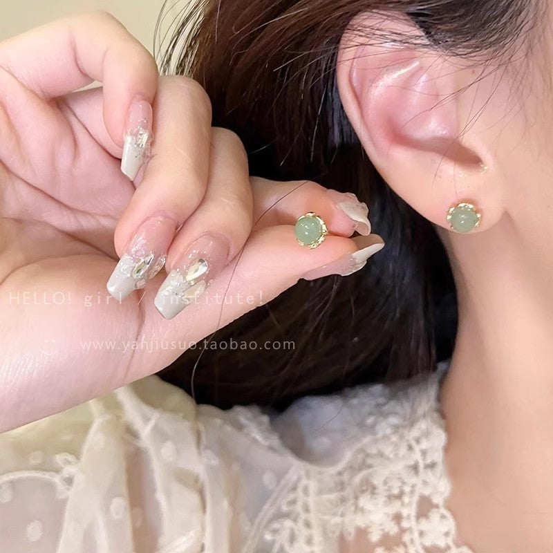 Ins pearl earrings for women niche styleaccessible luxuryeasiest for match earrings pendant classyretroelegant earrings 925 silver needle wholesale