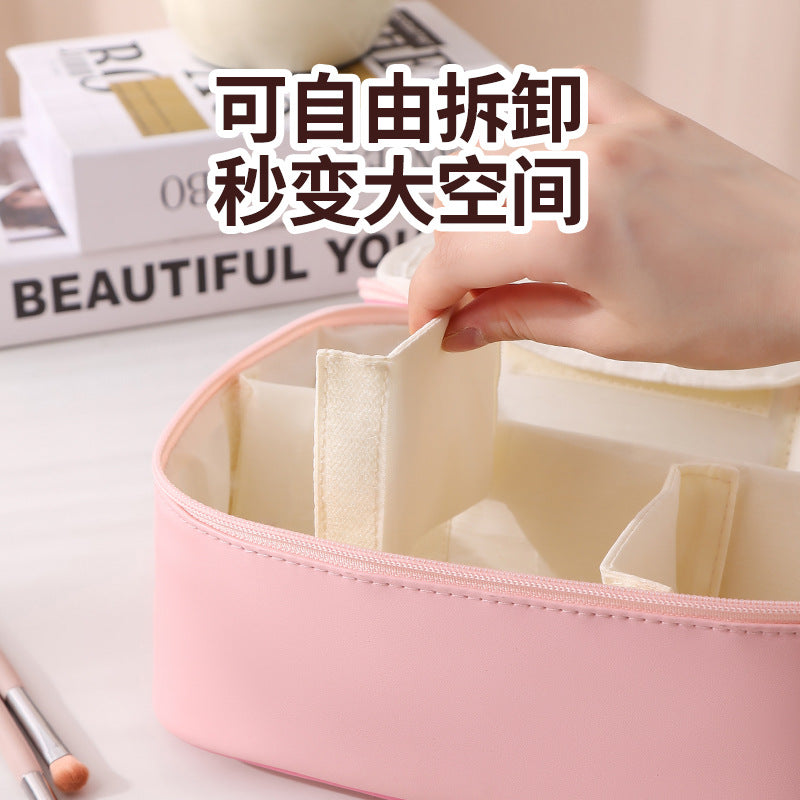 Sanrio Melody Kulomi cartoon cosmetic bag large capacity can be split cute high value travel storage bag