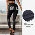 Printed colorful leather pants for women -  hot-selling export style - high-waisted leather leggings - four-way stretch, butt-lifting pencil pants