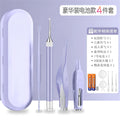 Glowing ear spoon & earwax tweezer set - kids' ear cleaning kit with visual inspection - baby ear pick - in stock & ready to ship