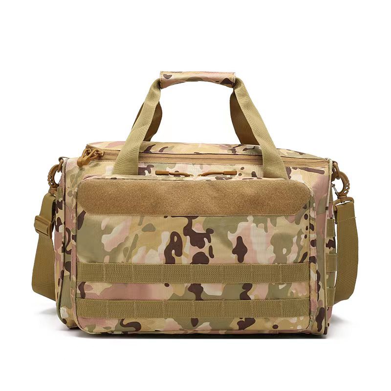 Spot Outdoor Tactical Multifunctional Large Capacity Storage Sports Handbag Gun Bag Oxford Waterproof Field Military Fan Bag