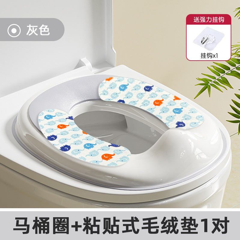 Kids toilet seat for men and women baby portable toilet soft cushion toilet seat for home auxiliary urinal cushion