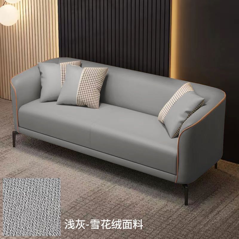 Sofa small apartment rental house living room simple modern apartment popular double slot three slot technology cloth small sofa