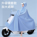 Battery car raincoat oxford cloth long full body rainproof poncho single motorcycle bicycle waterproof morandi