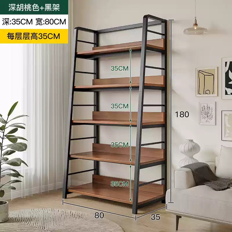Shelf Multi-layer storage shelf Living room bookshelf Home floor locker Multifunctional shelf Display cabinet Display cabinet