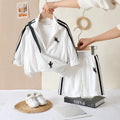 cross-border hot-selling spring new arrival sports set shorts three-piece set with bag