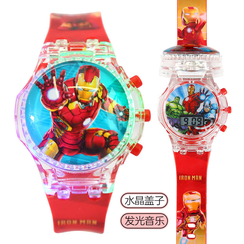 Educational toy unicorn kids watch - musical, light-up, rotating electronic watch for boys and girls, ages 3-9