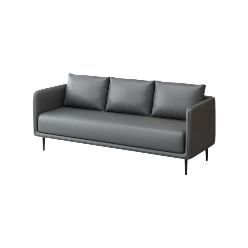 Luxury office sofa set for 4s dealerships: minimalist modern business reception, meeting, and lounge area - available in single, double, and three-seater configurations