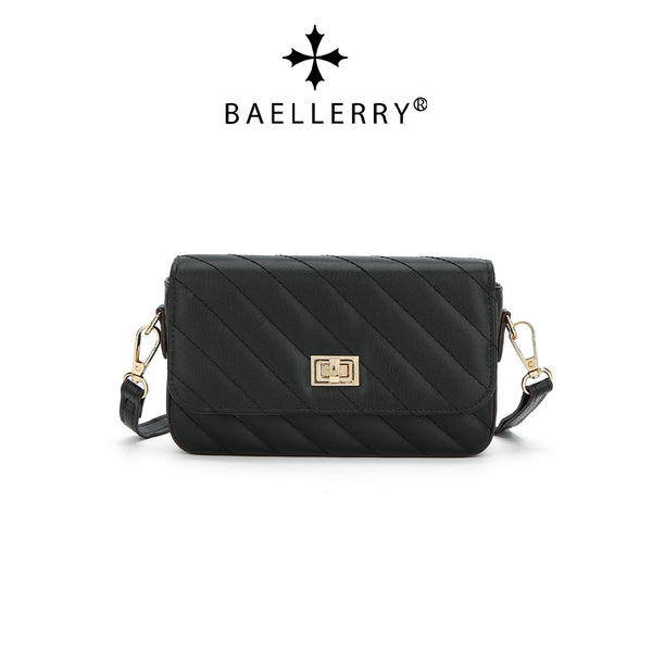 Women's messenger bag new mini Korean version of Xiaoxiangfeng striped versatile lock single shoulder mobile phone bag