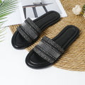 2025 new export flat sandals - european and american open-toe slides - women's outdoor beach sandals wholesale