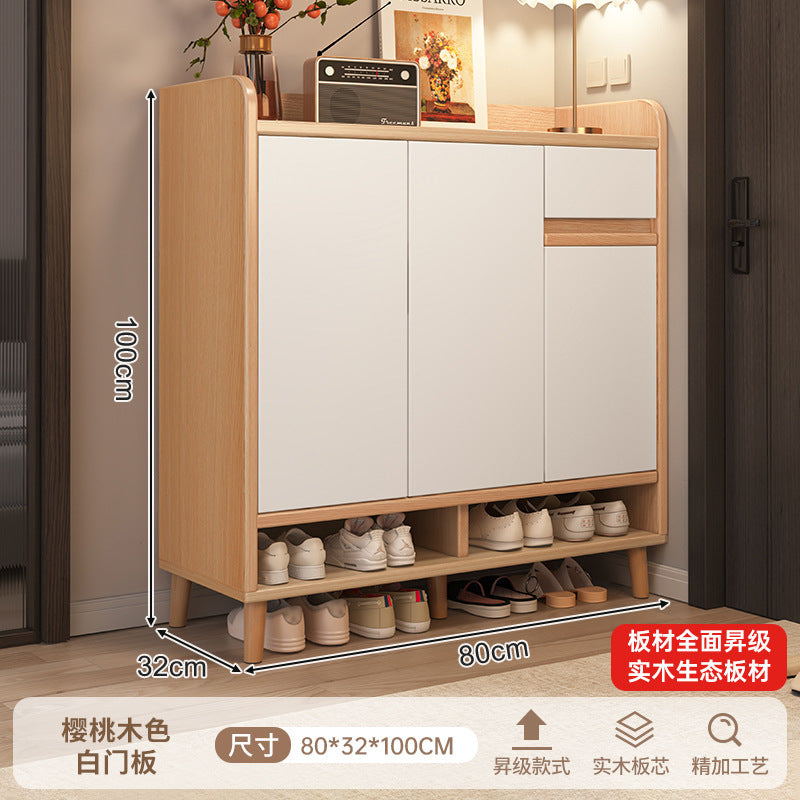 Large capacity shoe cabinet for home use - entryway, hallway, and outdoor console table all-in-one storage - new shoe rack
