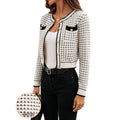 Xiaoxiangfengoutwear women's spring & fall  sweater small cardigan shorttopstrendy xiaoxiangfengsweater