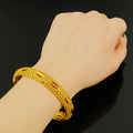 dubai women's bracelet middle eastern gold bracelet ethiopian saudi arabian wedding bridal jewelry