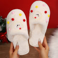 Cotton slippers women's parent-child cute cartoon girl heart cat slippers winter indoor and outdoor home baotou stuffed cotton slippers women