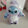 Disney purple doll plush toy stuffed animal bag charm bb squeak cartoon doll kids girls gift wholesale