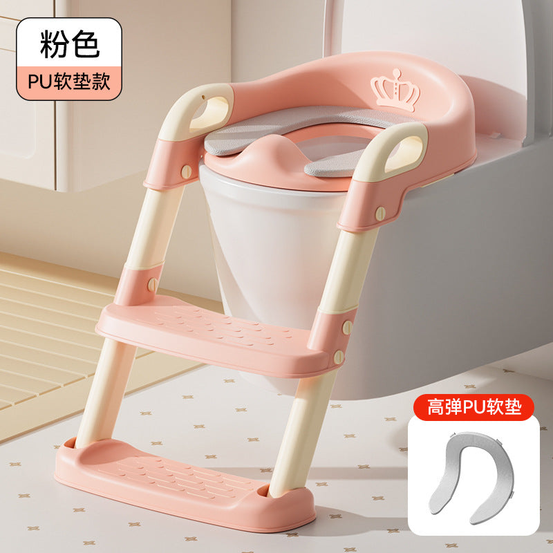 Factory direct children's step stool toilet trainer - potty training seat for boys and girls - foldable toddler toilet seat